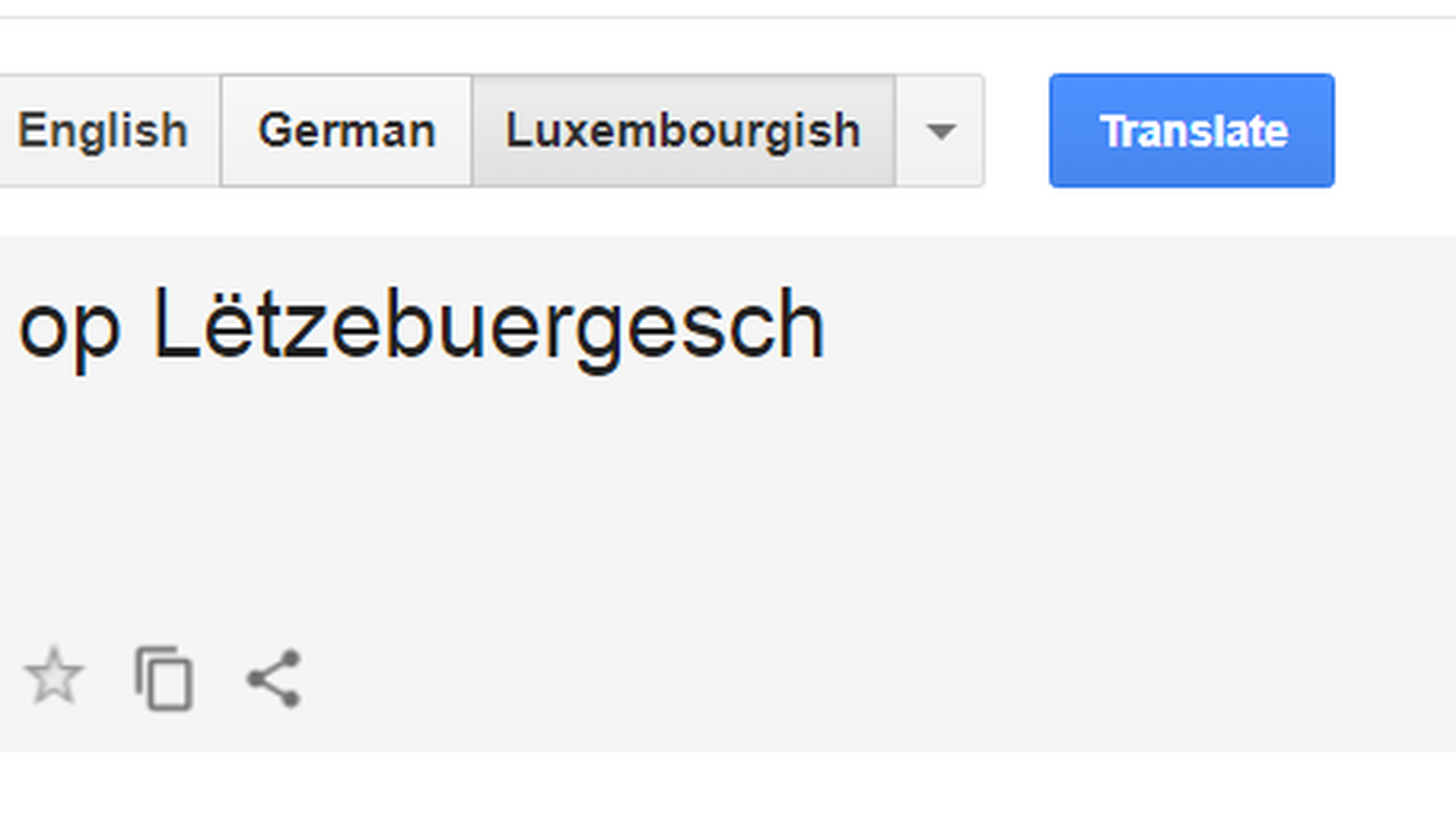 Google is trying to improve its Luxembourgish translations